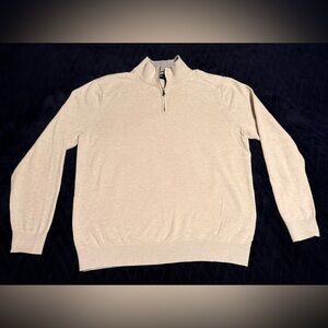 Lands End Men’s Supima Cotton Quarter-zip pull over